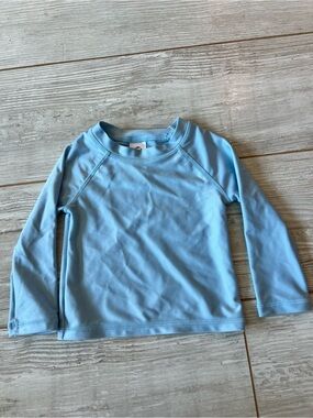 Gerber Light Blue Long Sleeve Rash Guard Tee